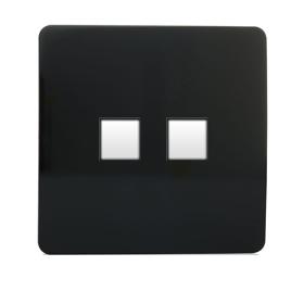 ART-2TLPBK  Twin Telephone Gloss Black